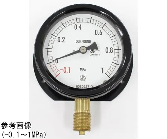 65-4297-40-20 Sealed Pressure Gauge (75Φ) Vertical B Frame with 3 MPa with Inspection Certificate BC12-231