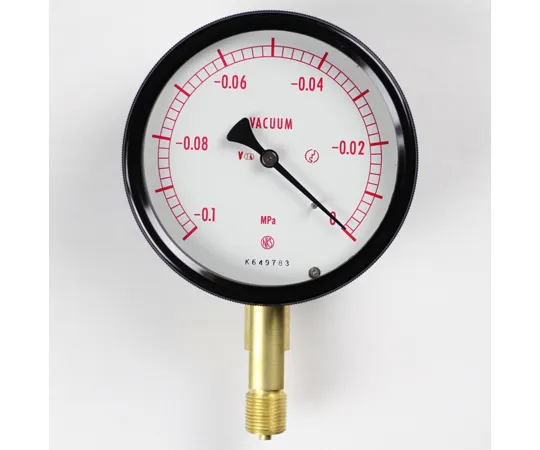 65-4302-84 Sealed Pressure Gauge (100Φ) Vacuum Gauge (Negative Pressure Gauge) Vertical A Frame for Vibration Resistance -0.1~0 MPa BE12-131