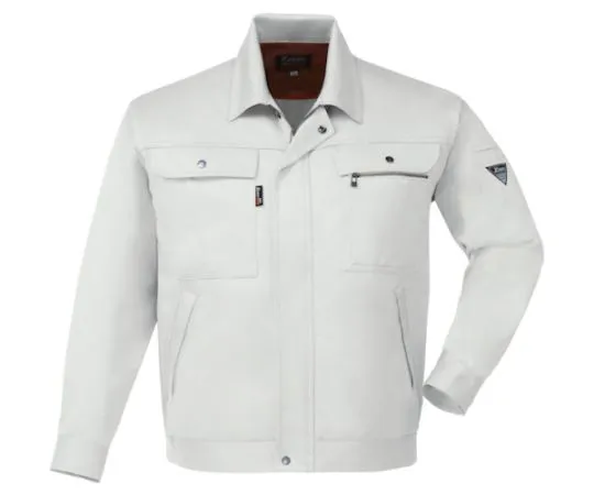 65-8416-53 Long Sleeve Blouson Silver Gray 3L 2070-22-3L