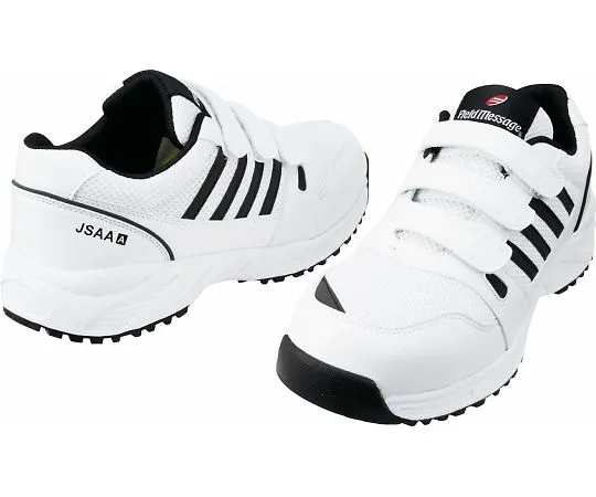 64-0986-60 Safety Shoes Velcro White 22.0 cm S2182