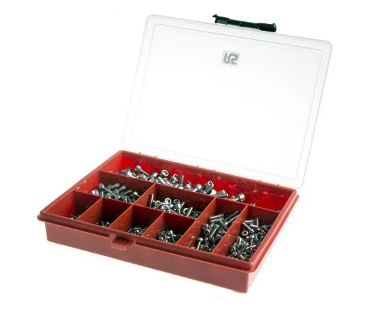 63-4736-88 545 piece Stainless Steel Screw/Bolt Kit, M3, M4, M5, M6 225-3357