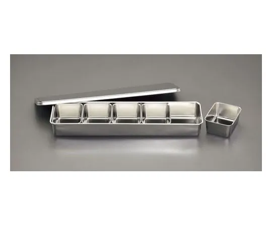 62-9129-13　[Stainless Steel] Parts Case With Lid　EA508S-164