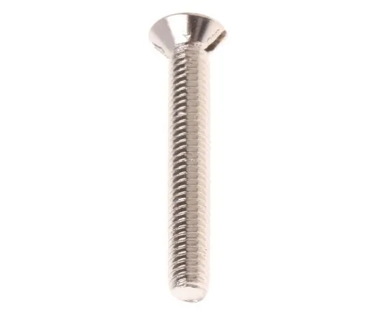 63-4816-39 RS Pro, M3 Countersunk Head, 20mm Brass Slot Nickel Plated0.5 482-9215