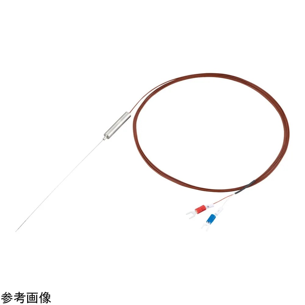 4-3885-01　［Discontinued］Ultra-fine T Thermocouple (sheath Type) M4 Y Terminal Phi 0.5 x 50 mm　T-1200-M450