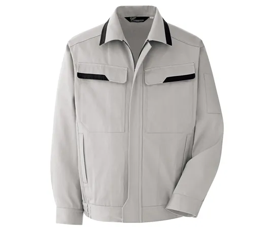 65-1273-69 Work Clothes, VERDEXCEL Cotton 100% Blouson Silver Gray S VES2391-UE-S VES2391-UE-S
