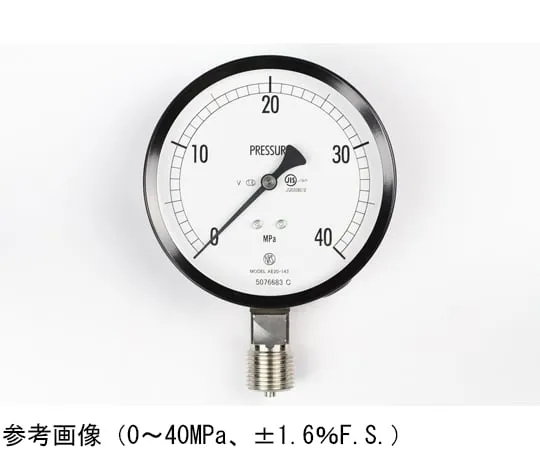 65-4285-66 Normal Pressure Gauge (Φ100) Vertical A Frame for Vibration Resistance 40 MPa AE20-143