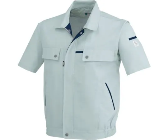 65-8358-20 Short Sleeve Blouson Mist Green 3L 1551-605-3L