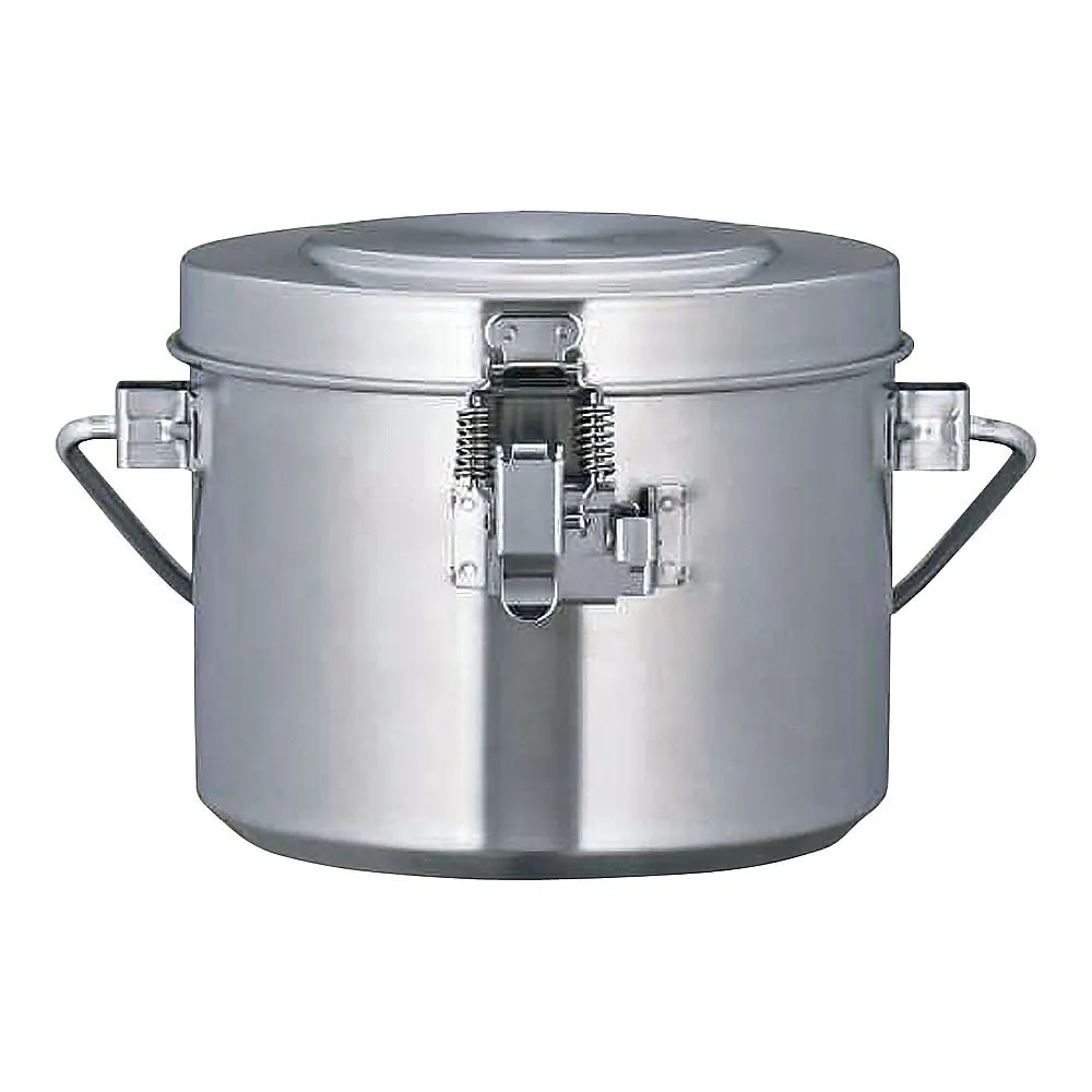 65-3869-75 18-8 High-Performance Thermal Food Can Shuttle Drum with Inner Lid GBL-02C