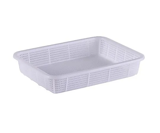 67-7173-18 Antibacterial Square Basket Shallow Type Small Natural KK543N
