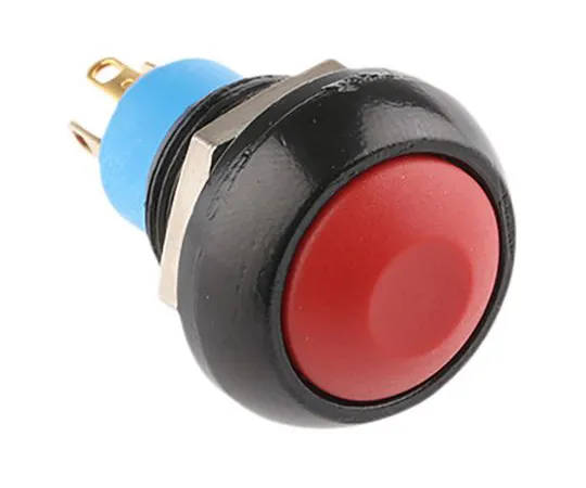 63-4834-62 APEM Single Pole Double Throw (SPDT) Momentary Push Button Switch, IP67, 12.9 (Dia.)mm, Panel Mount, 48V ac IPR5SAD6