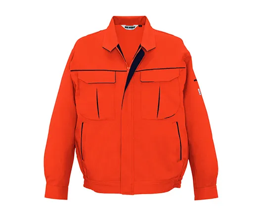 63-1785-69 Long Sleeve Jacket Orange x Navy 2627-35-S