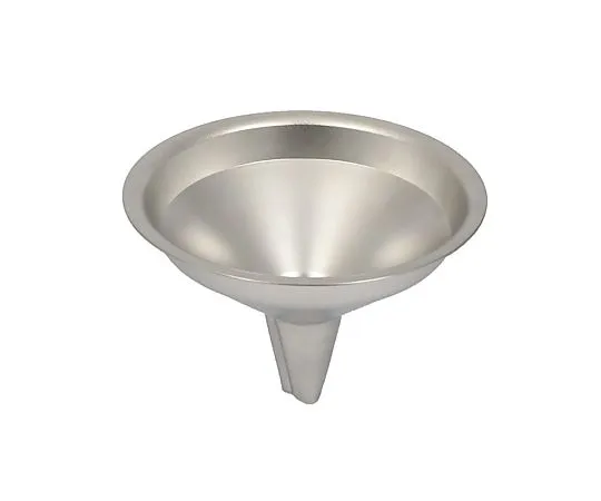 67-7099-65 18-8 Flat Flange Funnel Top Diameter φ128 x Bottom Diameter φ15 x H95mm WF-12