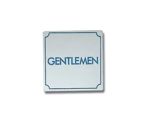 61-7436-95 GENTLEMEN 80mm x 80mm x 1mm KS895-1