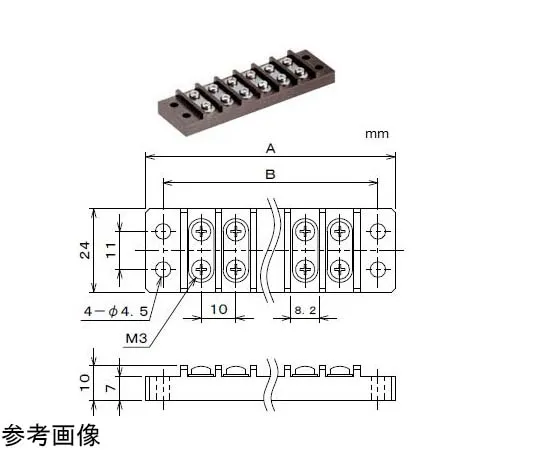 65-3532-55 Thermocouple Terminal Block ANT Thermocouple Type: K Type Number of Poles: 3 Material: Phenol ANT-K-3P-L