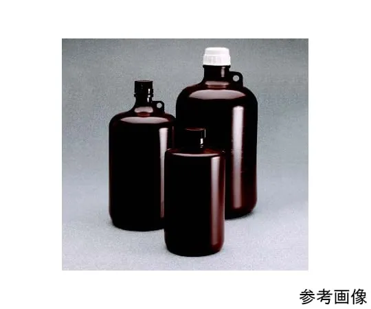 64-7656-68 Narrow Mouth Brown Round Bottle (PPCO) 2 L 2204-0005JP