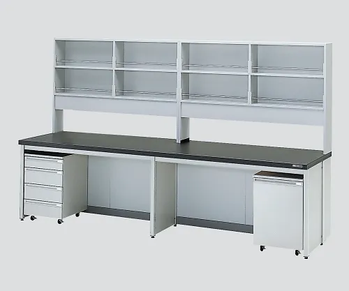 3-5753-11　［Discontinued］Side Laboratory Bench Frame Type, with Open Reagent Shelf 1800 x 750 x 1870　HSOE-1807