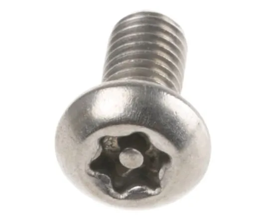 63-4894-73 Plain Button Stainless Steel Tamper Proof Security Screw, M3 x 6mm 621-2631