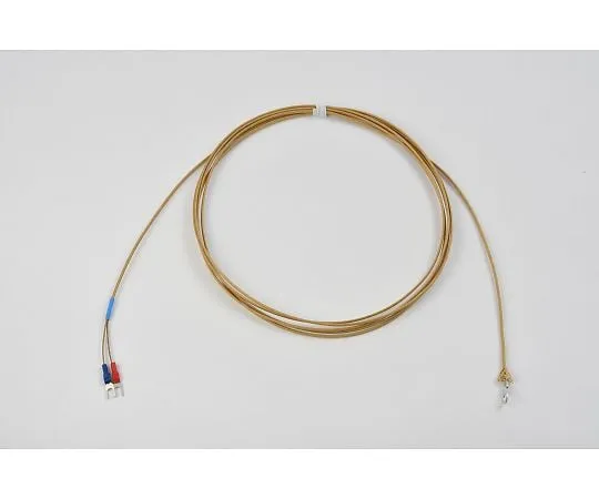 64-3426-22　Temperature Sensor [thermocouple K] Duplex (tip welding) Type (Class2 silica glass coating) - Round Tip Terminal -　TH-8292-1-M