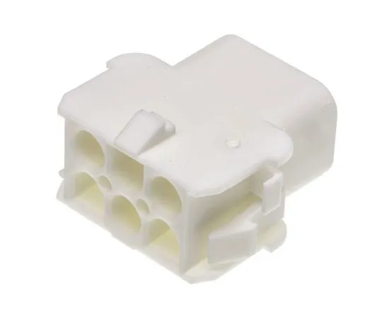 63-4663-61 Connector Housing Female 6 Pole 2 Row 6.35 mm Maiten Lock 350781-1