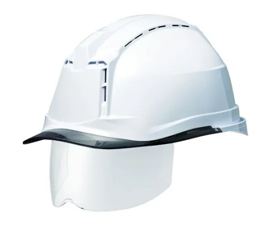 67-3138-04 PC Helmet (Alpha Liner/Vent/Clear Visor/Wide Shield Surface) White/Smoke SC-19PCLVSRA3-WS