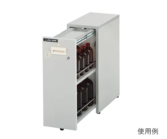 3-6794-01　［Discontinued］Wooden Chemical Storage Unit (Ut-Lab.) 246 x 478 x 650　DAP-1