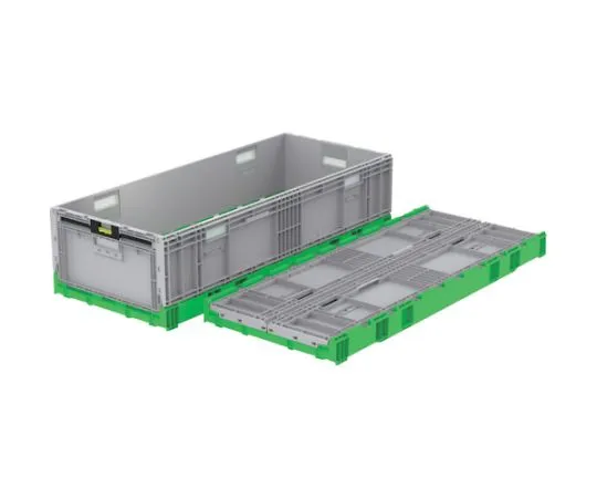 65-2528-46 Folding Container 560950 Container EP123B Green/Light Gray 56095000GRGL