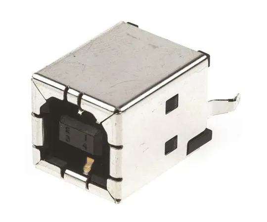 63-4859-17 TE Connectivity 1 Port Straight Through Hole Mount Female Version 2.0 Type B USB Connector 5787834-1