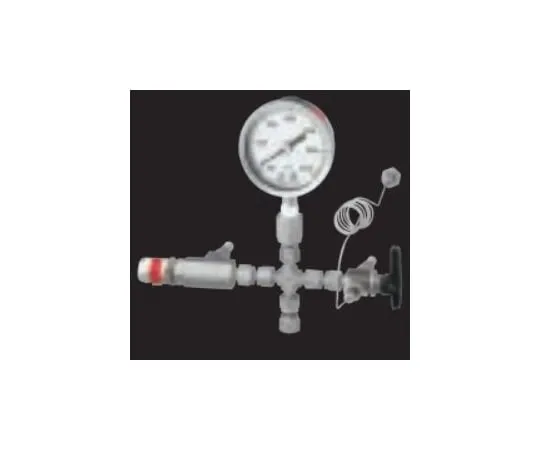 65-0575-69 On head section (Pressure gauge - 100/0/2400 kPa, with relief valve, ball valve) HIP-HEAD2