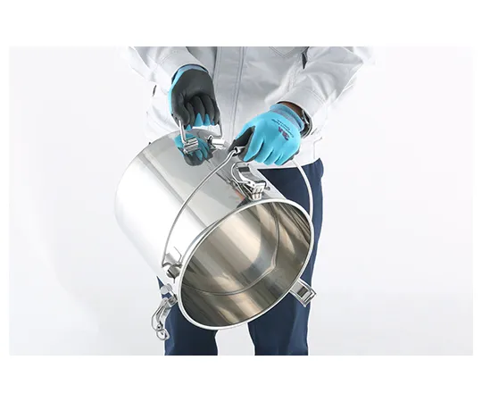 63-1207-46 Sealed Container with Hanging Lower Folding Handle (clip type/PTFE) 4L CTBDF-PTFE-18