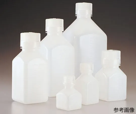 64-5229-44 Square Bottle HDPE 30 mL 1 Bag (12 Pieces) 2018-0030JP
