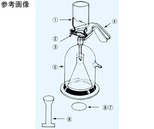 65-8686-60　［Discontinued］25 -BS Stainless Steel Screen Only (for Separate 25 ZS)　5601-2508