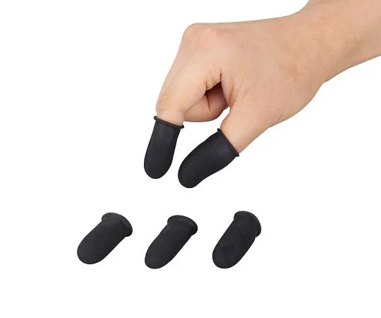 4-1896-01　［Discontinued］Anti-Static Thick finger sack (Powder-free) M with 100 pieces