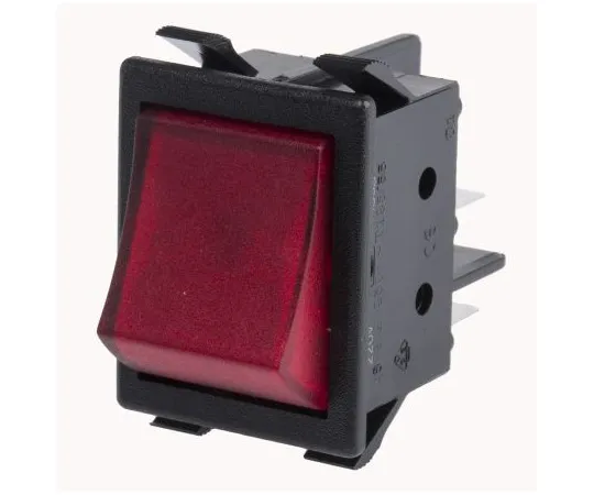 63-4794-72 ZF Illuminated Double Pole Single Throw (DPST), Latching Rocker Switch Panel Mount WRG32F2BBREN