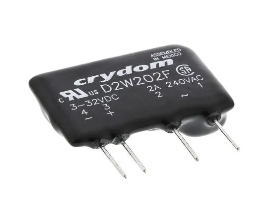 63-4732-65 Sensata / Crydom 2 A Solid State Relay, Zero Cross, PCB Mount, Triac, 280 V Maximum Load D2W202F