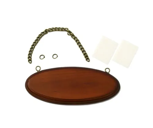 61-7431-04 Wooden Board Brown 152 x 62mm QB151