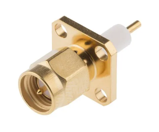 63-4755-62 Radiall Straight 50Ω Panel Mount SMA Bulkhead, Solder Termination R125444000