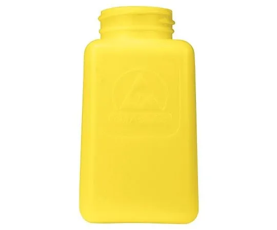 64-2944-08 DURASTATIC Dissipative HDPE Yellow Square Bottle only 35497