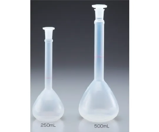 30-3102-55-57　［Discontinued］PP Volumetric Flask 500 mL with Chinese Calibration Certificate　3031-02