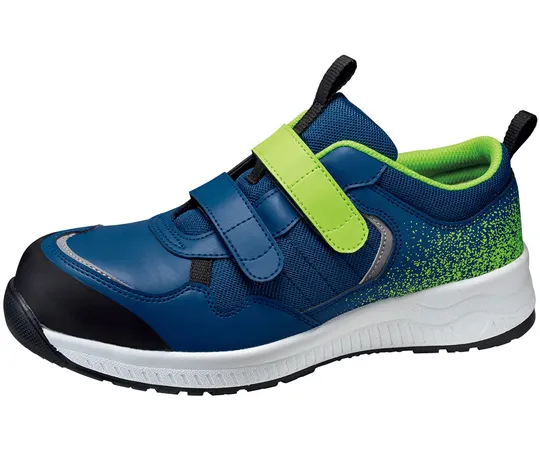 67-6621-10 JSAA Class A Certified Active Safety Work Sneakers AS-05 (Width EEE) Navy/Lime 24.5 cm AS-05NVLM-EEE-24.5
