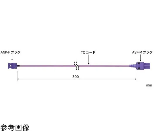 65-3532-06 Extension Cord for Thermocouple Compensation Wire XX Series Terminal ASP-F Terminal (Sensor Receiving Side): ANP-F E Type XX-0201E-TC00