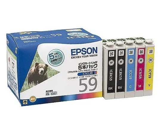 61-0511-74 Epson Genuine Ink Cartridge Color (4 Colors Pack) IC5CL59