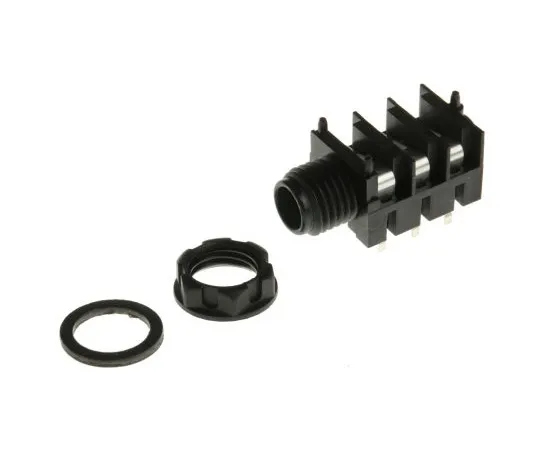 63-4767-81 RS PRO 6.35 mm PCB Mount Stereo Jack Jack Socket, 3 Pole, 5A 342-4487