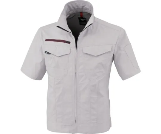 65-8399-07 Short Sleeve Blouson Silver Gray 3L 1751-22-3L