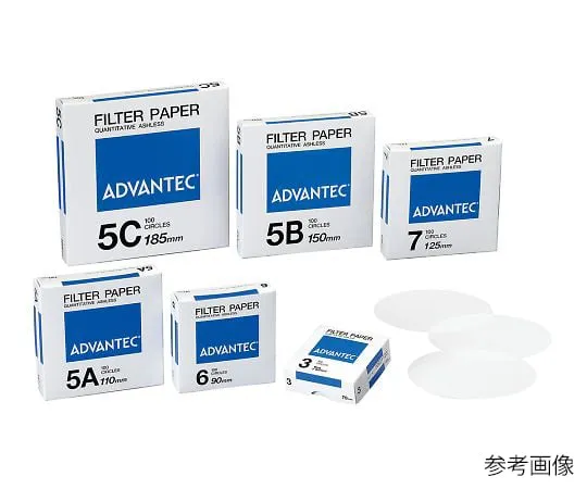 4-902-07 Quantitative Filter Paper No. 7 100 Pieces 1701055