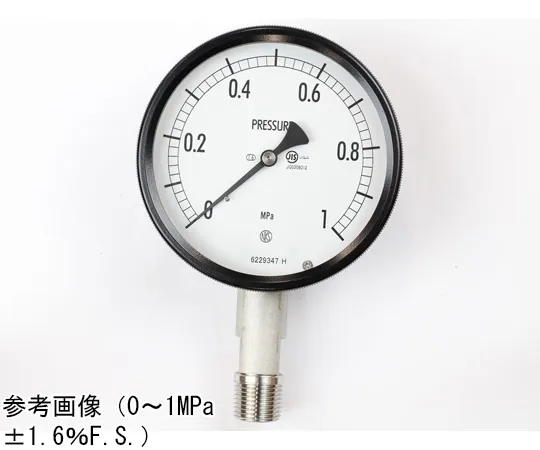 65-4301-33-20 Sealed Pressure Gauge (100Φ) Vertical A Frame with 0.06 MPa with Inspection Certificate BE10-193