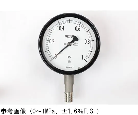 65-4304-41 Sealed Pressure Gauge (100Φ) Vertical A Frame 0.1 MPa BE12-183