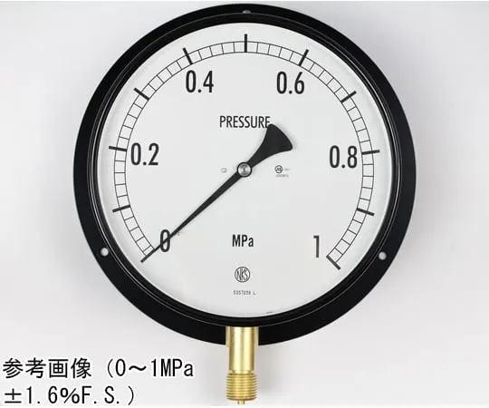 65-4291-99-20 Normal Pressure Gauge (Φ200) Vertical B Frame with 0.1 MPa Inspection Certificate AJ10-241