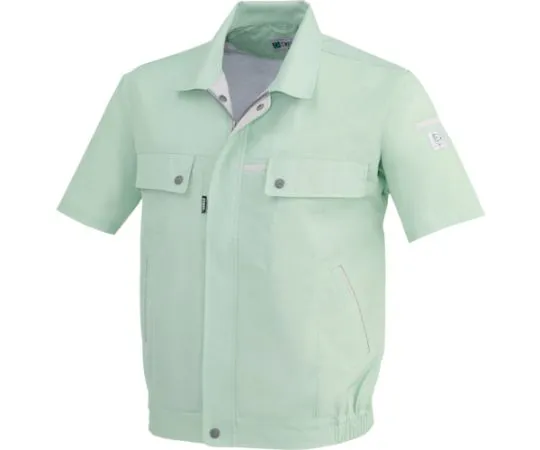 65-8358-29 Short Sleeve Blouson Moss Green 3L 1551-61-3L