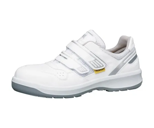 62-0932-09　［Discontinued］High Functionality Solid Molding Safety Sneaker G3695 White Electrostatic 23.5cm　G3695S-W-23.5