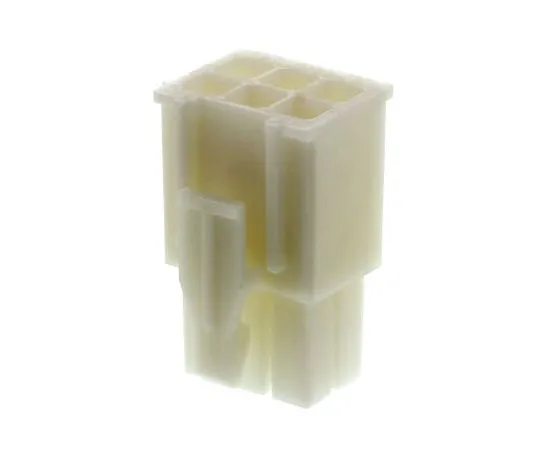 63-4687-06 TE Connectivity Mini-Universal MATE-N-LOK Male Connector Housing, 4.2mm Pitch, 6 Way, 2 Row 172168-1